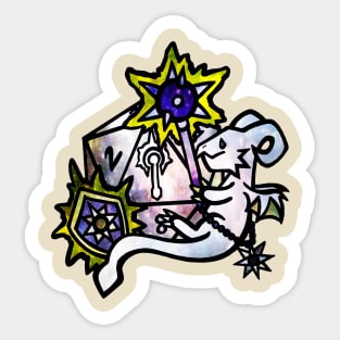 Classy Dragons - Cleric Sticker